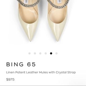 Jimmy Choo Bing Mule Heels Size 39